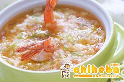 小米鲜虾疙瘩汤