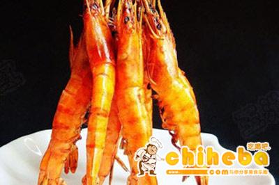 黑椒烤虾串