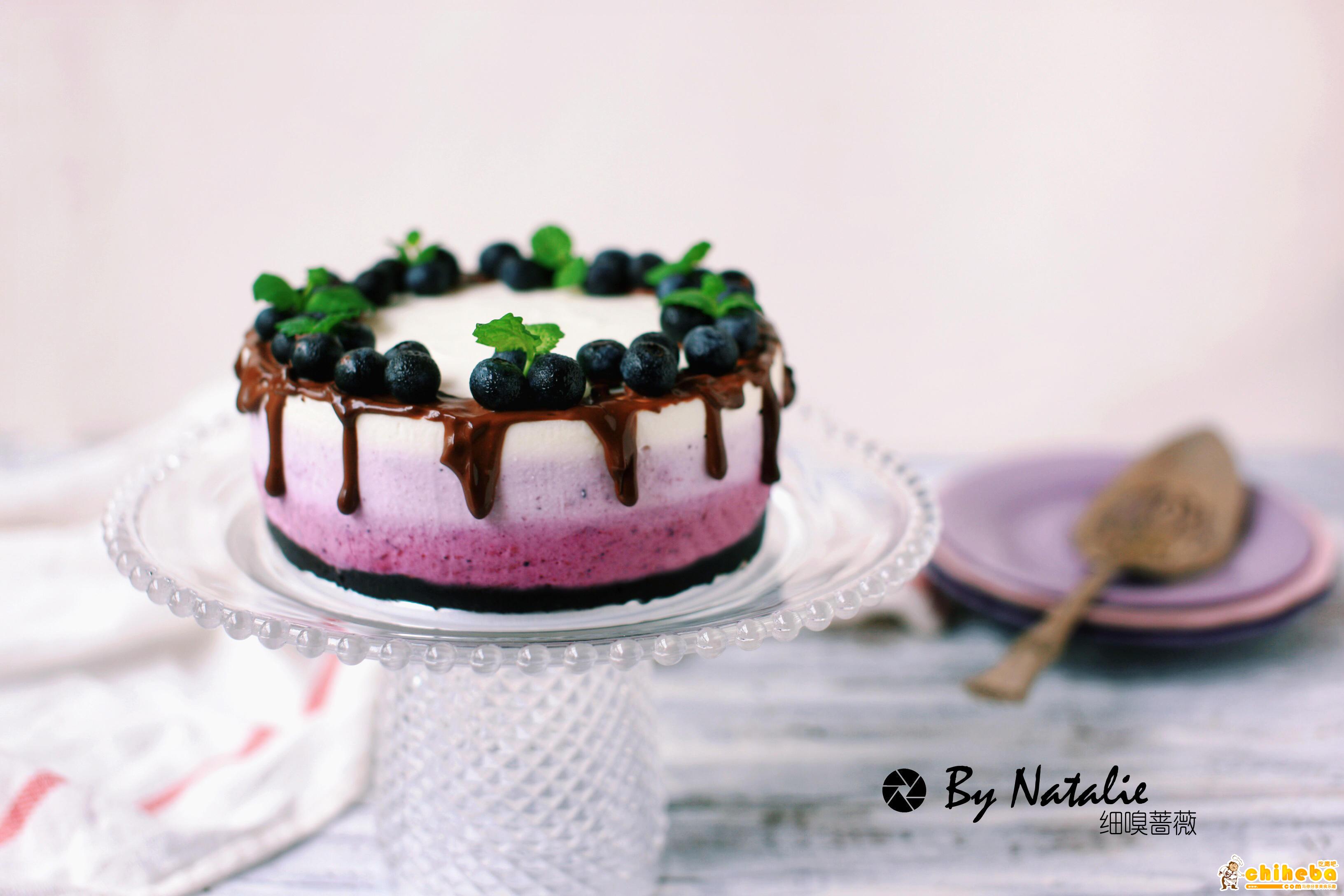 蓝莓冻芝士蛋糕