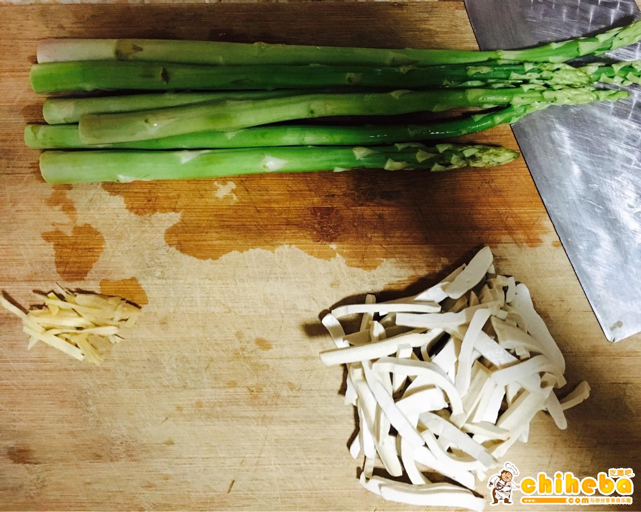 纯素菜—芦笋豆腐