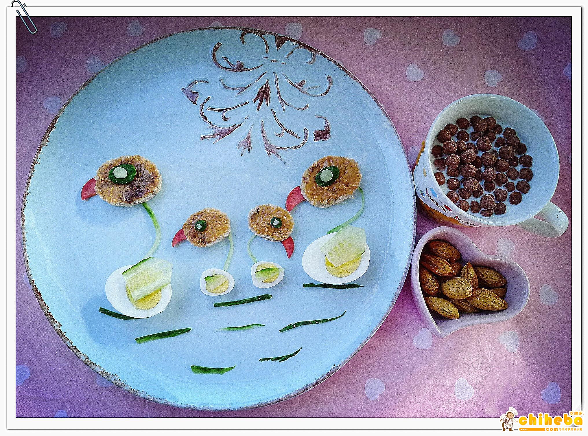 创意儿童画美味的早餐 - 堆糖，美图壁纸兴趣社区