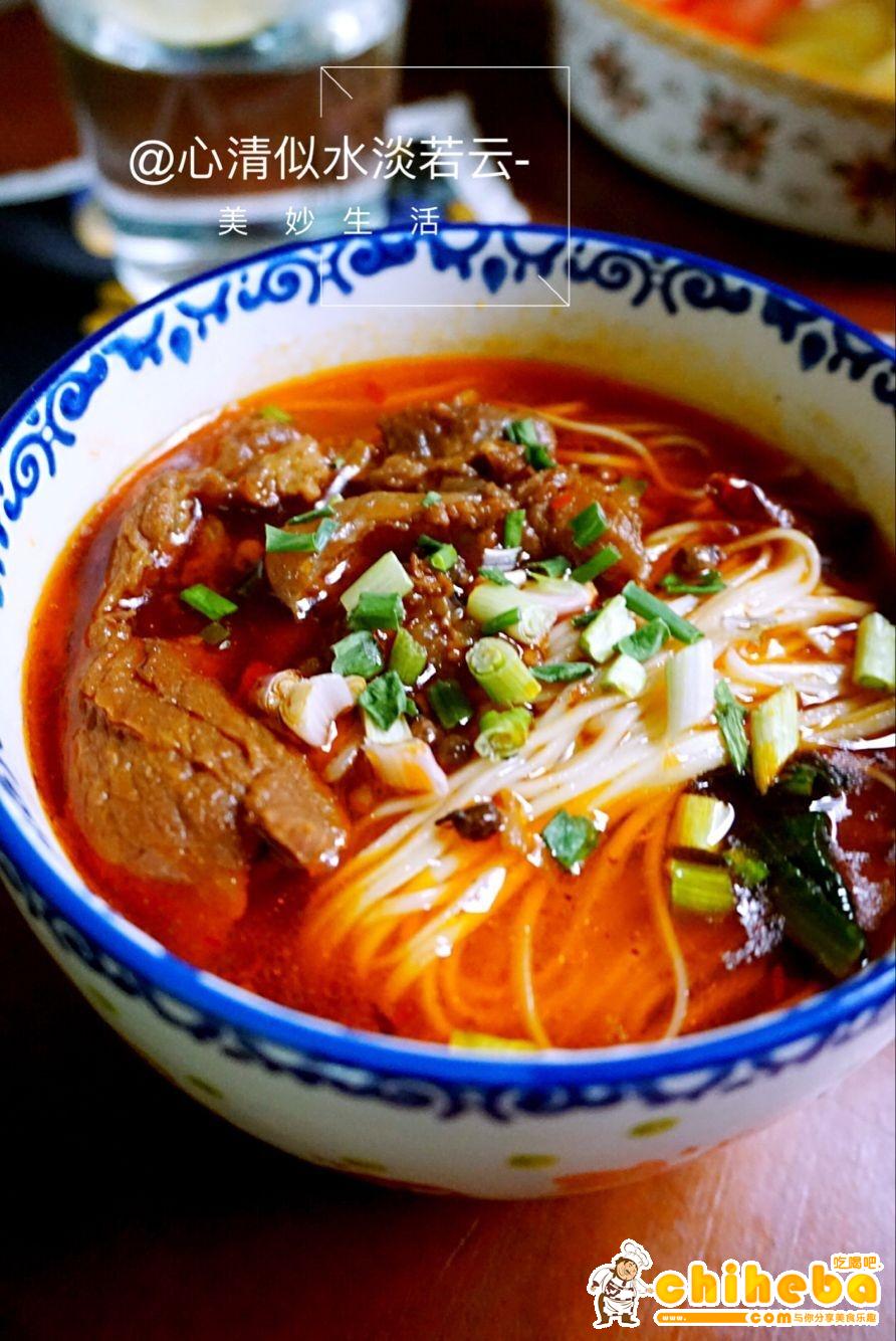 香辣红烧牛肉面