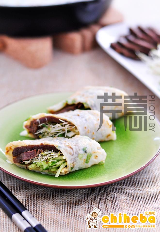 酱牛肉卷饼的做法